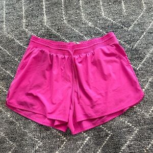 Abercrombie YPB high rise lined workout shorts